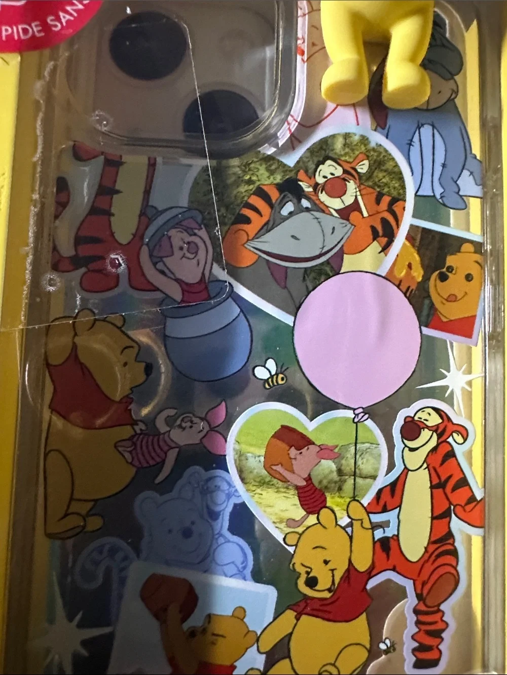 Disney Winnie the Pooh Multicolor Phone Case with Tech Buddy